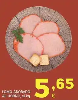 HiperDino Lomo adobado al horno oferta
