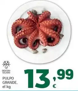 HiperDino Pulpo grande oferta