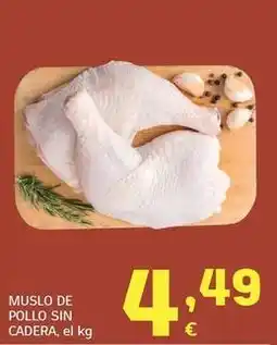 HiperDino Muslo de pollo sin cadera oferta