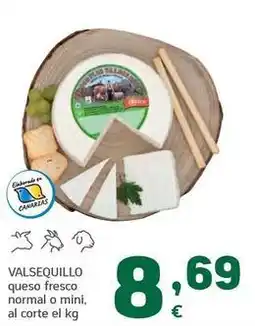 HiperDino Valsequillo - queso fresco normal o mini oferta