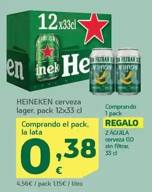 HiperDino Heineken - cerveza lager oferta