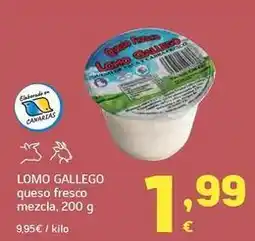 HiperDino Lomo gallego - queso fresco mezcla oferta