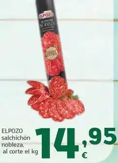 HiperDino Elpozo - salchichon nobleza oferta