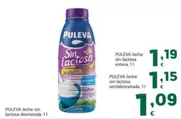 HiperDino Puleva - leche sin lactosa desnatada oferta