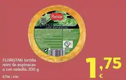 HiperDino Floristan - tortilla mini de espinacas o con cebolla oferta