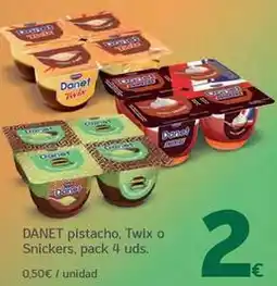 HiperDino Danet - pistacho, twix o snickers oferta