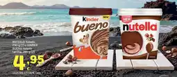 HiperDino Kinder - nutella bebidas, bueno o sin gluten oferta