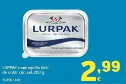 HiperDino Lurpak - mantequilla facil de untar con sal oferta
