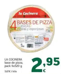 HiperDino La cocinera - base de pizza oferta