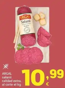 HiperDino Argal - salami calidad extra oferta