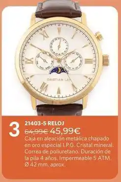 Cristian Lay 21403-5 reloj oferta