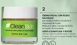 Cristian Lay Crema facial con ácido salicilico oferta