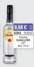 Cuevas Cash Caballero - ponche oferta