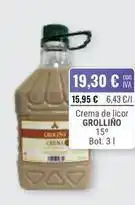 Cuevas Cash Crema de licor oferta