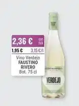 Cuevas Cash Faustino rivero - vino verdejo oferta