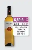 Cuevas Cash Torres de ermelo - vino albarino oferta