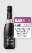 Cuevas Cash Freixenet - cava semi seco cordon negro oferta
