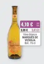 Cuevas Cash Marqués de vizhoja - vino blanco oferta