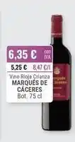 Cuevas Cash Marqués de cáceres - vino rioja crianza oferta