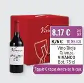 Cuevas Cash Vivanco - vino rioja crianza oferta