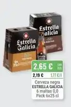 Cuevas Cash Estrella galicia - cerveza negra oferta