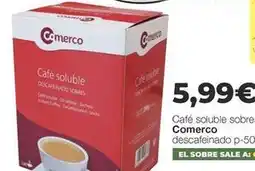 Comerco Cash & Carry Comerco - café soluble sobre descafeinado p-50 oferta