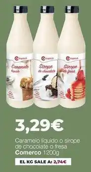 Comerco Cash & Carry Comerco - caramelo liquido o sirope de chocolate o fresa oferta