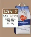 Cuevas Cash Popitas - arena gatos oferta