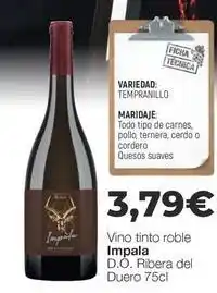 Comerco Cash & Carry Tempranillo - vino tinto roble d.o. ribera del duero oferta