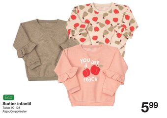 Zeeman Suéter Infantil Tallas 92-128 oferta