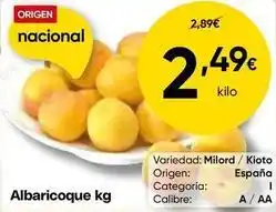 FROIZ Origen - albaricoque oferta