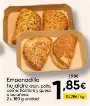 FROIZ Empanadilla hojaldre atún, pollo, carne, fiambre y queso o boloñesa oferta