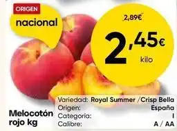 FROIZ Origen - melocoton rojo oferta