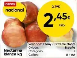 FROIZ Origen - nectarina blanca oferta