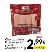 FROIZ Froiz - chorizo criollo especial parrilla / churrasco oferta
