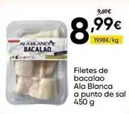 FROIZ Filetes de bacalao ala blanca a punto de sal oferta