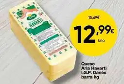 FROIZ Arla - queso i.g.p. danes barra oferta