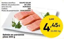 FROIZ Salmon en porciones oferta