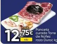 FROIZ Duroc - panceta curada torre de núñez raza duroc oferta