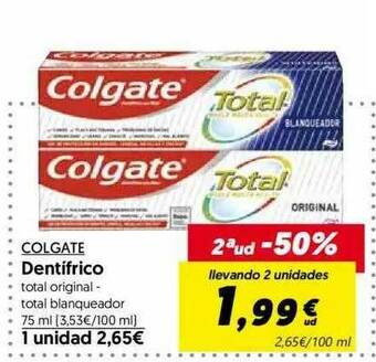 Hiper Usera Colgate Dentifrico oferta