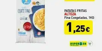 Hiperber Patatas Fritas Alteza Fina Congeladas oferta