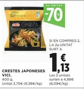 Hipercor Crestes Japoneses Vici oferta