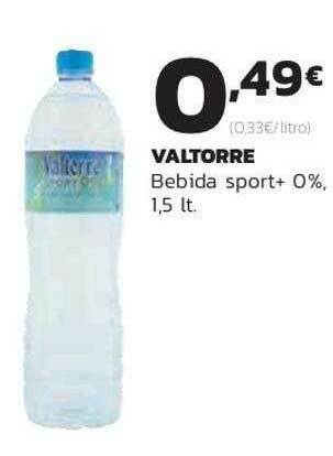 Supermercados Lupa Valtorre Bebida Sport+ 0% oferta