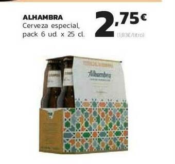 Supermercados Lupa Alhambra Cerveza Especial oferta