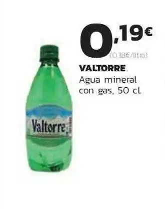 Supermercados Lupa Valtorre Agua Mineral Con Gas oferta