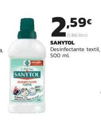 Supermercados Lupa Sanytol Desinfectante Textil oferta