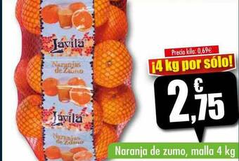 Unide Supermercados Naranja De Zumo oferta