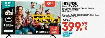 Worten Hisense Smart Tv 55a6 oferta