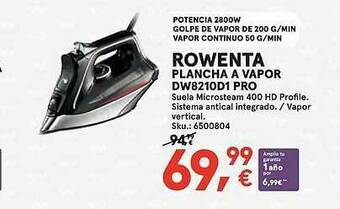 Worten Rowenta Plancha A Vapor Dw8210d1 Pro oferta