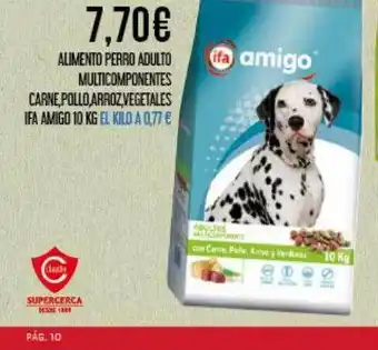 Claudio Alimento Perro Adulto Multicomponentes Carne Pollo Arroz Vegetales Ifa Amigo oferta